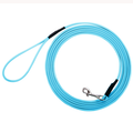 6mm Diameter Fluo Blue Round Training Dog Leash in TPU