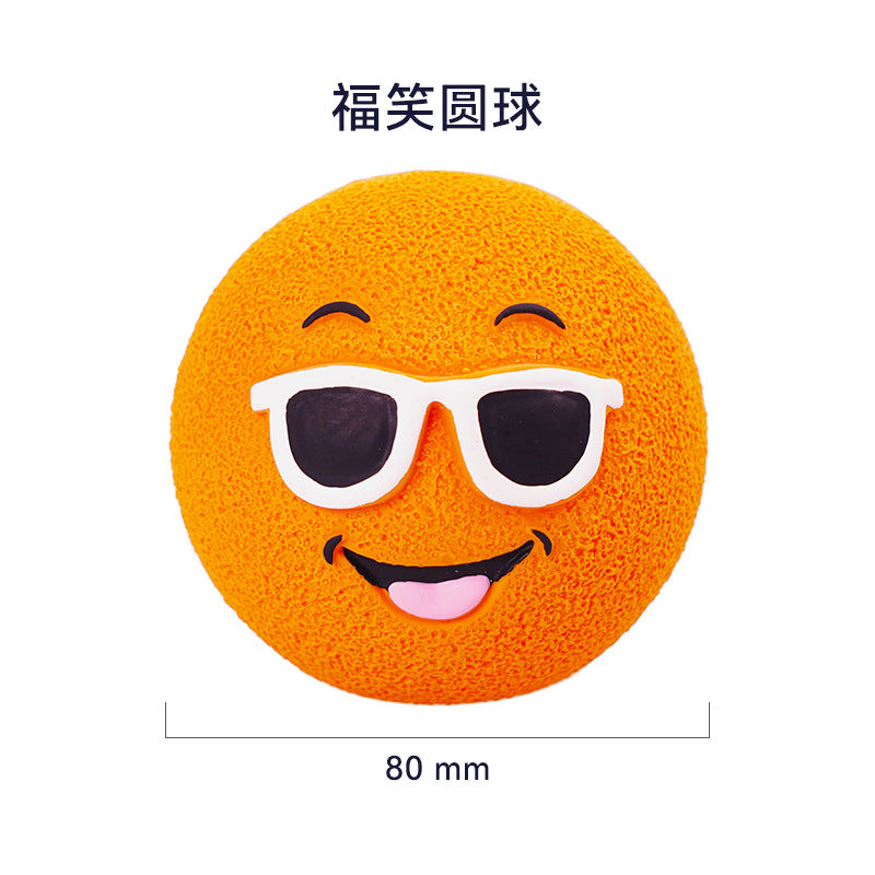 Yite Factory Direct Sales Internet Celebrity Hot Dog Toy Latex Football Tennis Ball Dog Chewing Sound Ball Pet Toy