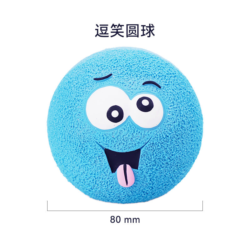 Yite Factory Direct Sales Internet Celebrity Hot Dog Toy Latex Football Tennis Ball Dog Chewing Sound Ball Pet Toy