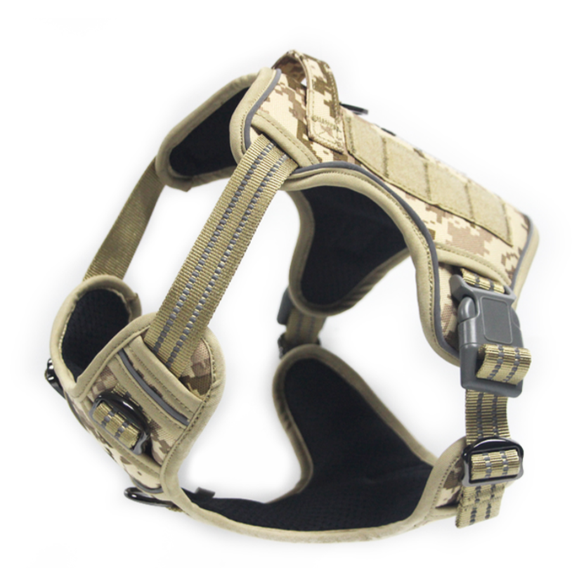 Tactical Dog Training Harness No Pulling Front Clip Leash Reflective Pet Working Vest Easy Control Large dog harness