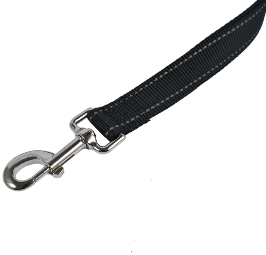Easy to Gear Double Handle Climbing Dog Lead Reflective Nylon Pet Leash Dual Handle for Training Control
