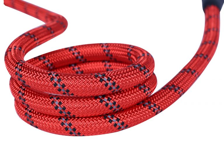 Fashion Designed Rope Pet Lead Reflective Climbing Nylon Dog Leash with a Locking Carabiner