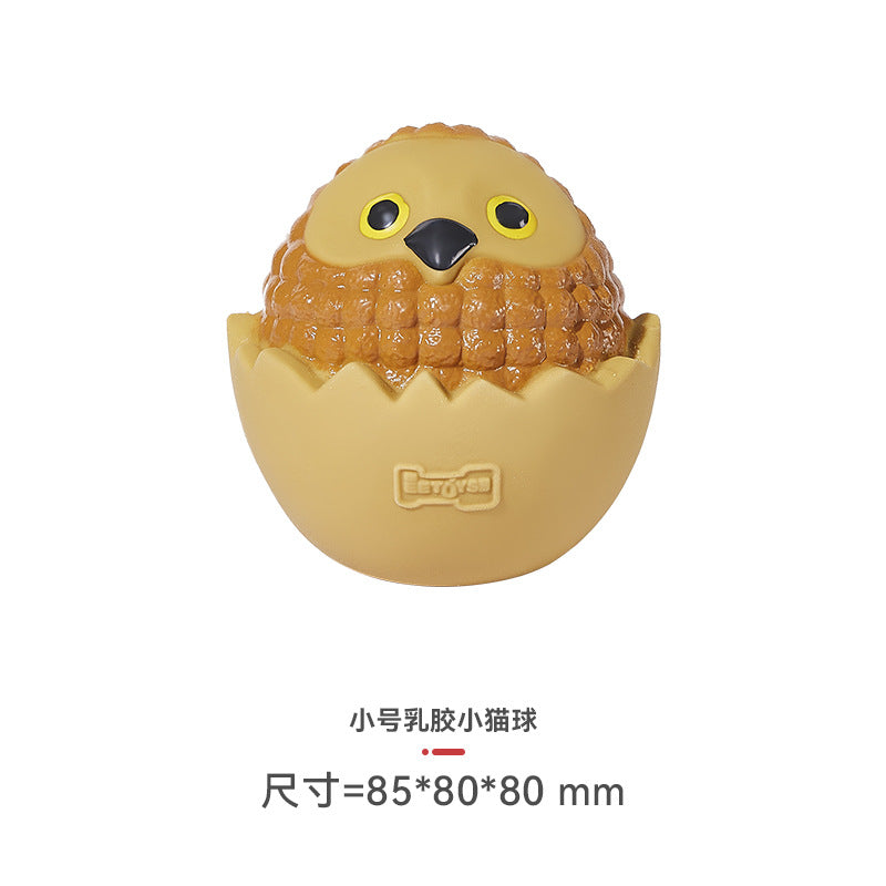 Yite Factory Direct Sales Internet Celebrity Hot Dog Toy Latex Football Tennis Ball Dog Chewing Sound Ball Pet Toy