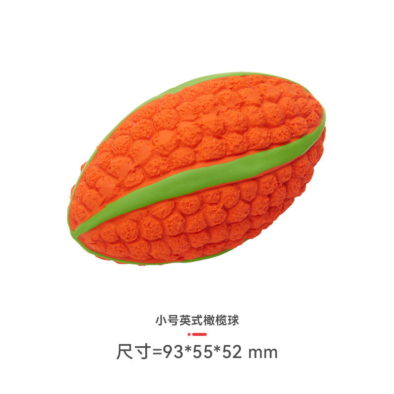 Yite Factory Direct Sales Internet Celebrity Hot Dog Toy Latex Football Tennis Ball Dog Chewing Sound Ball Pet Toy