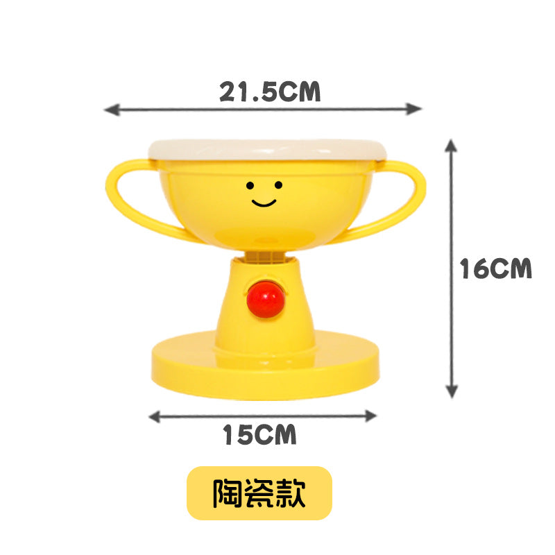 Trophy Bowl Cat Bowl Ceramic Cat Food Feeding Bowl Dog Bowl Adjustable Pet Supplies Hot Selling Pet Bowl Cat Bowl