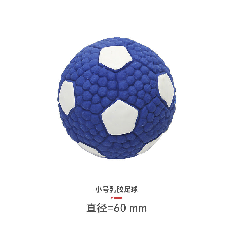 Yite Factory Direct Sales Internet Celebrity Hot Dog Toy Latex Football Tennis Ball Dog Chewing Sound Ball Pet Toy